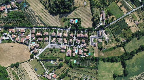 Photo of landscape from a drone