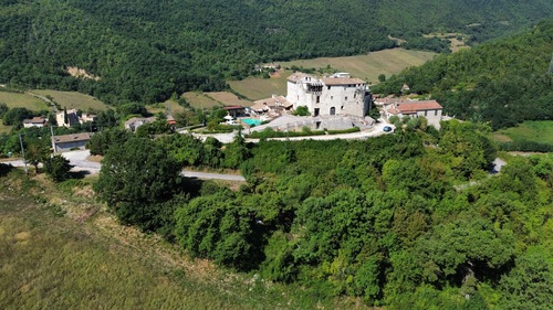 Photo of landscape from a drone