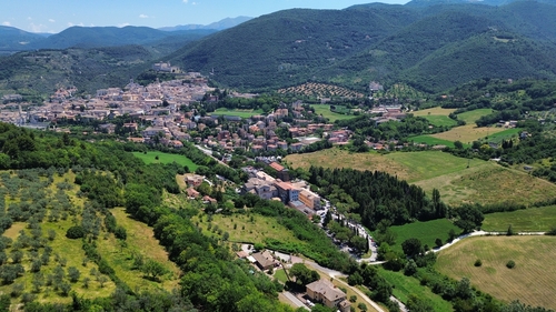 Photo of landscape from a drone