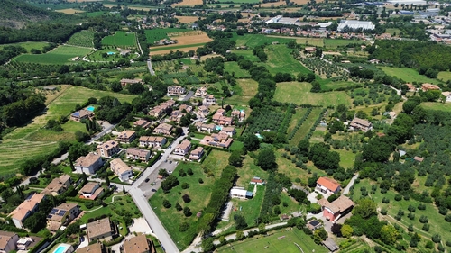 Photo of landscape from a drone