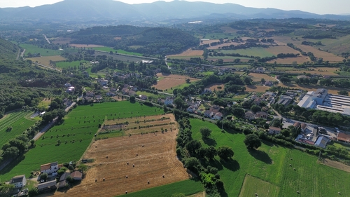 Photo of landscape from a drone