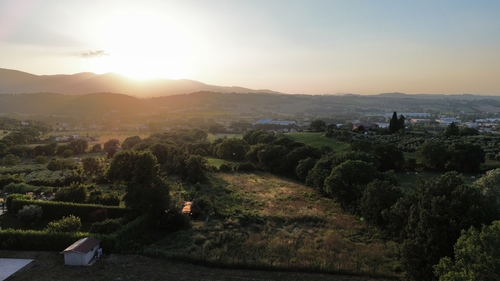 Photo of landscape from a drone